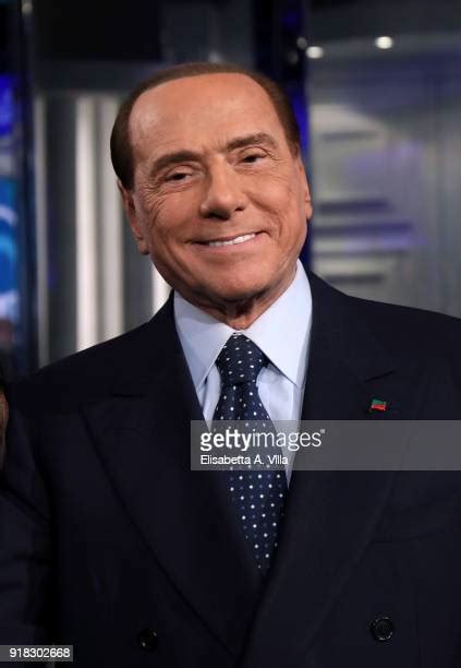 Silvio Berlusconi Attends Porta A Porta TV Show 